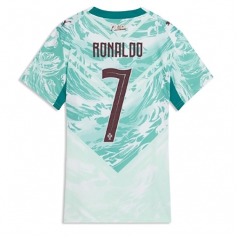 Billige Fotballdrakt Portugal Cristiano Ronaldo #7 Replika Bortedrakt Dame VM 2026 Kortermet